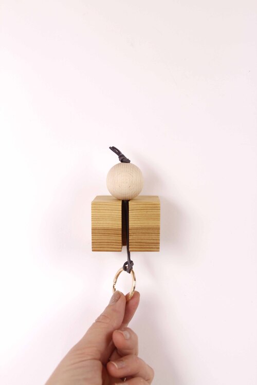 (image pour) Porte Clés Mural 1 Personne Personnalisé